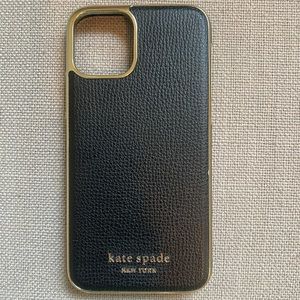 Kate Spade Saffiano Black Wrap Case IPhone 11 Pro